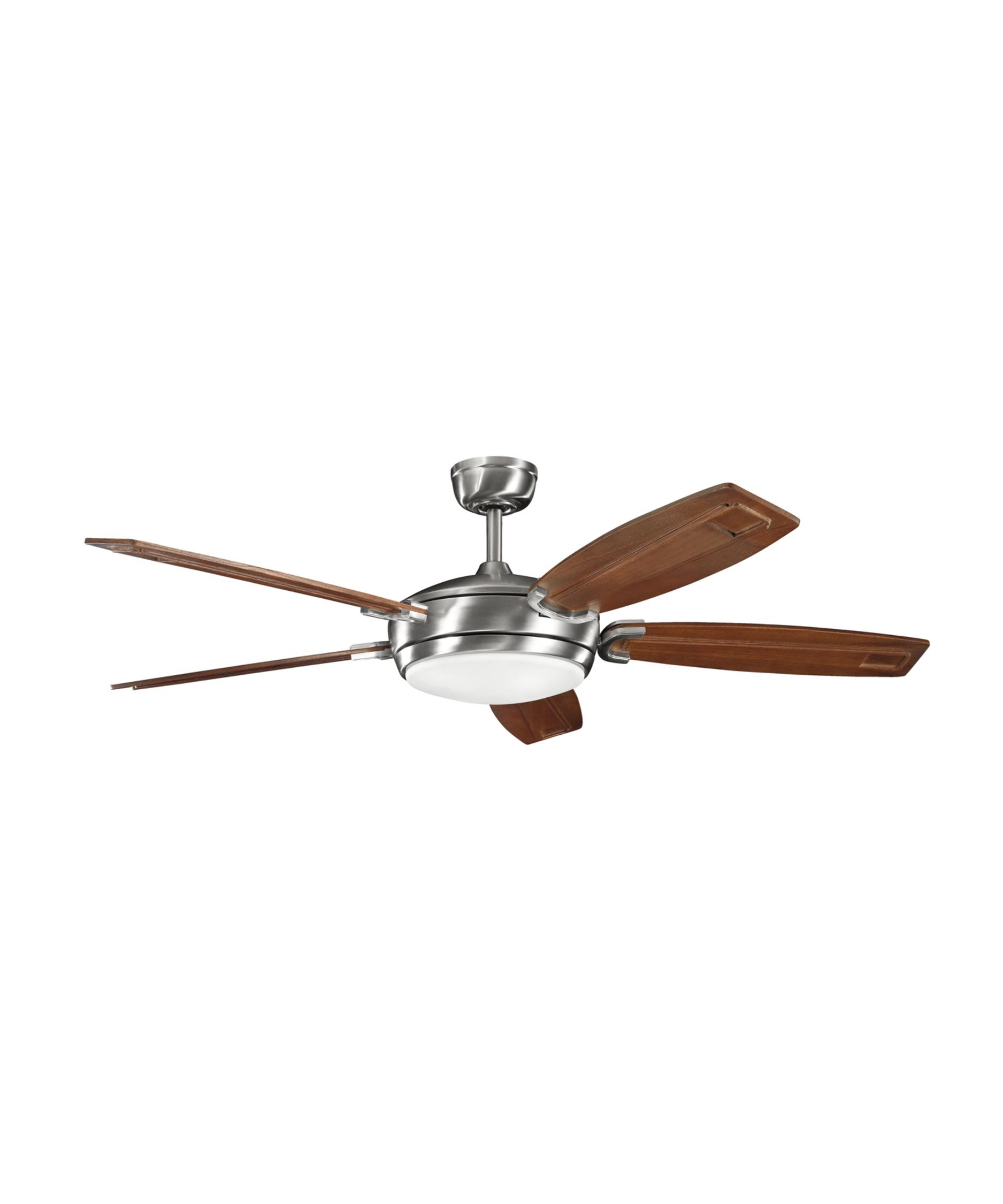 Kichler 300156 Trevor 60 Inch 5 Blade Ceiling Fan Capitol Shown In Brushed Stainless Steel Finish