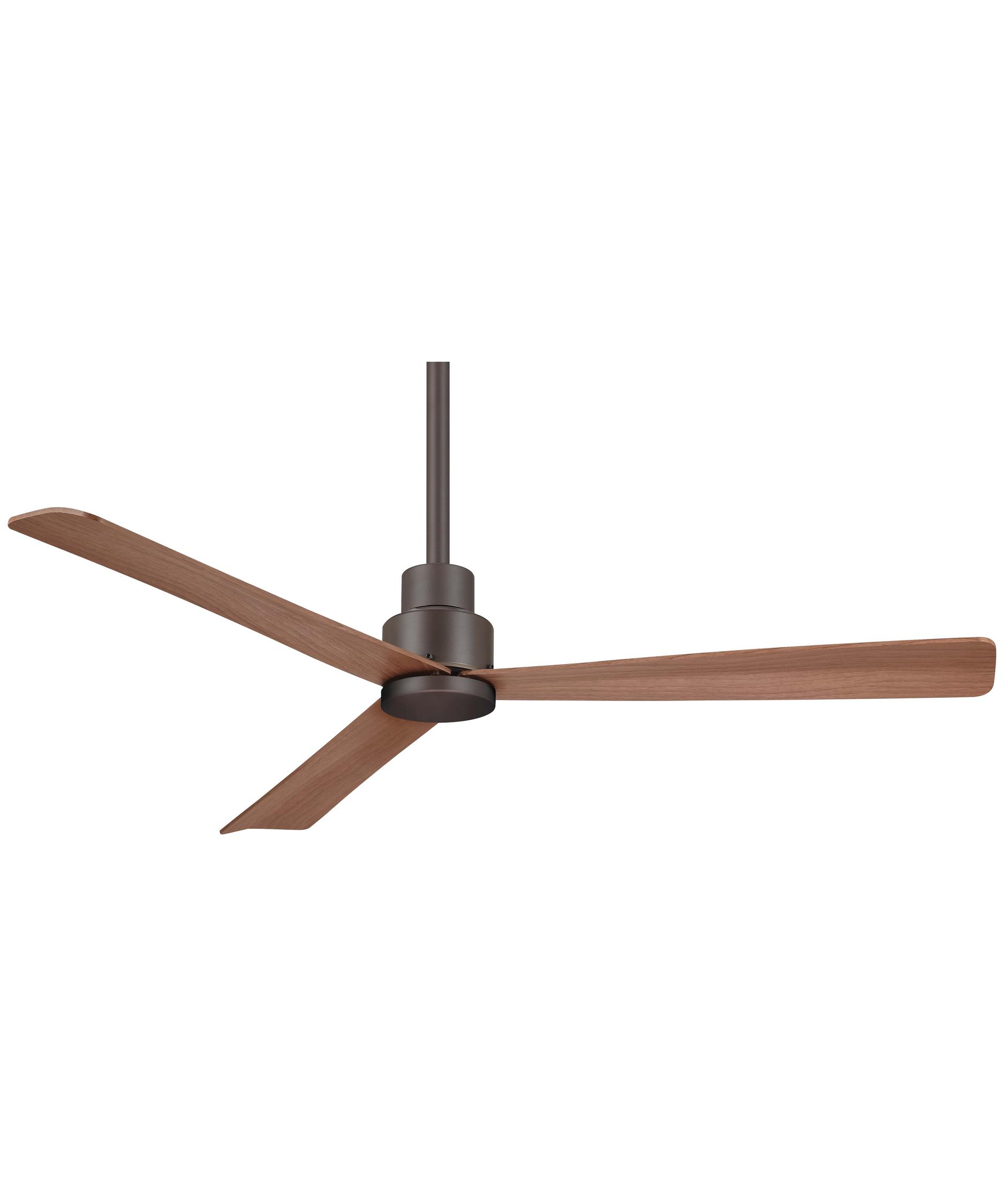 Minka Aire F787 Simple 52 Inch 3 Blade Ceiling Fan Capitol Shown In Oil Rubbed Bronze Finish