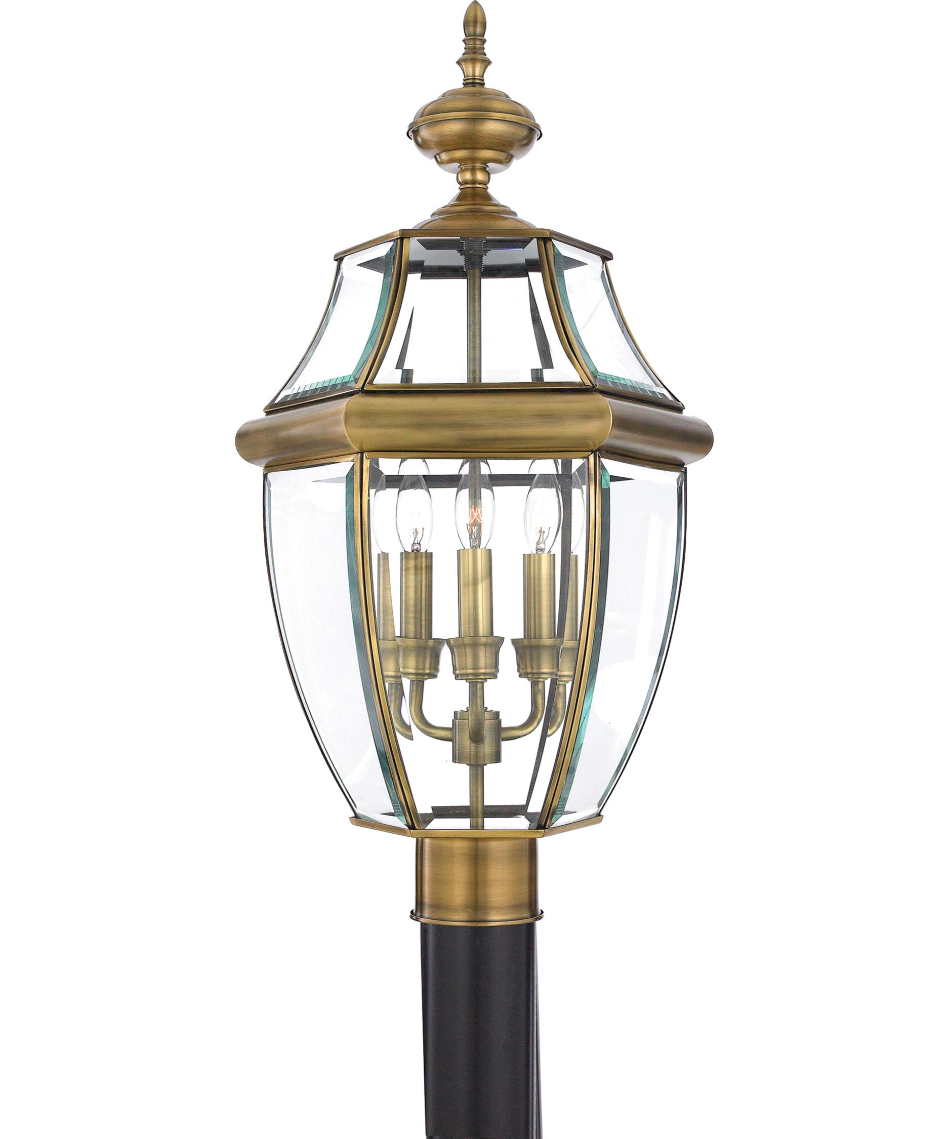 Quoizel Newbury 3 Light Outdoor Post Lamp | Capitol Lighting 1